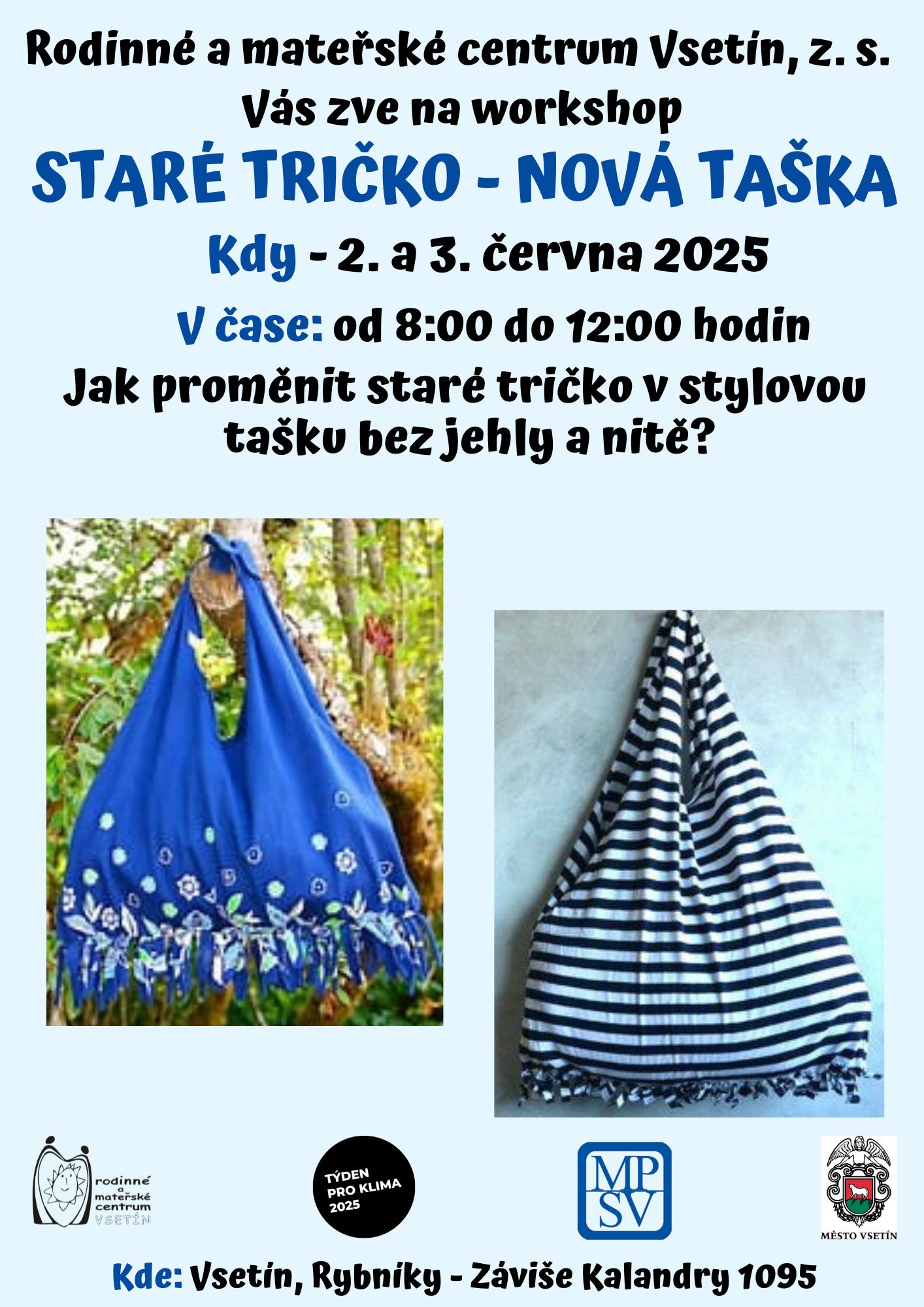 Staré triko - nová taška